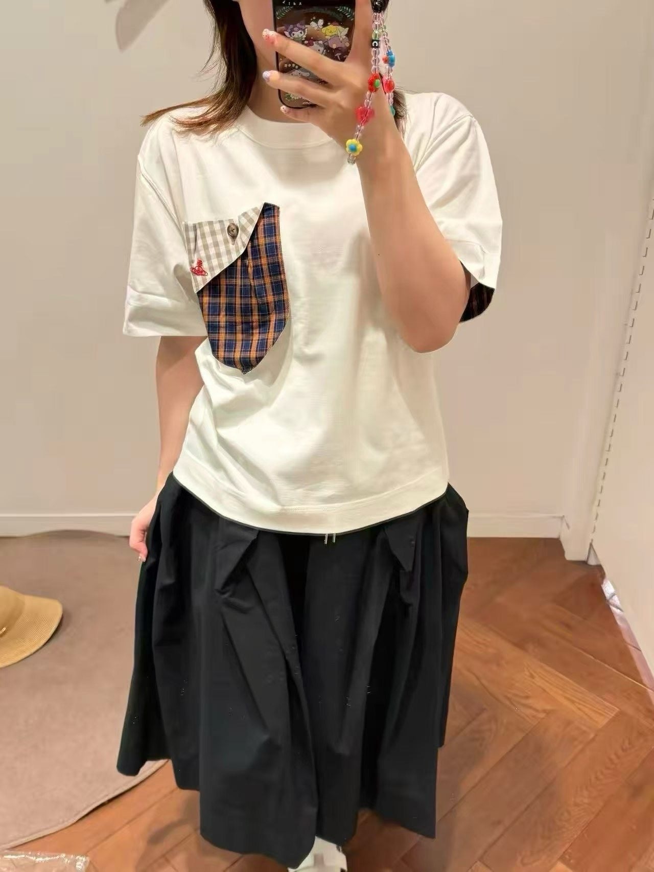 Vivienne Westwood pocket 格仔tee