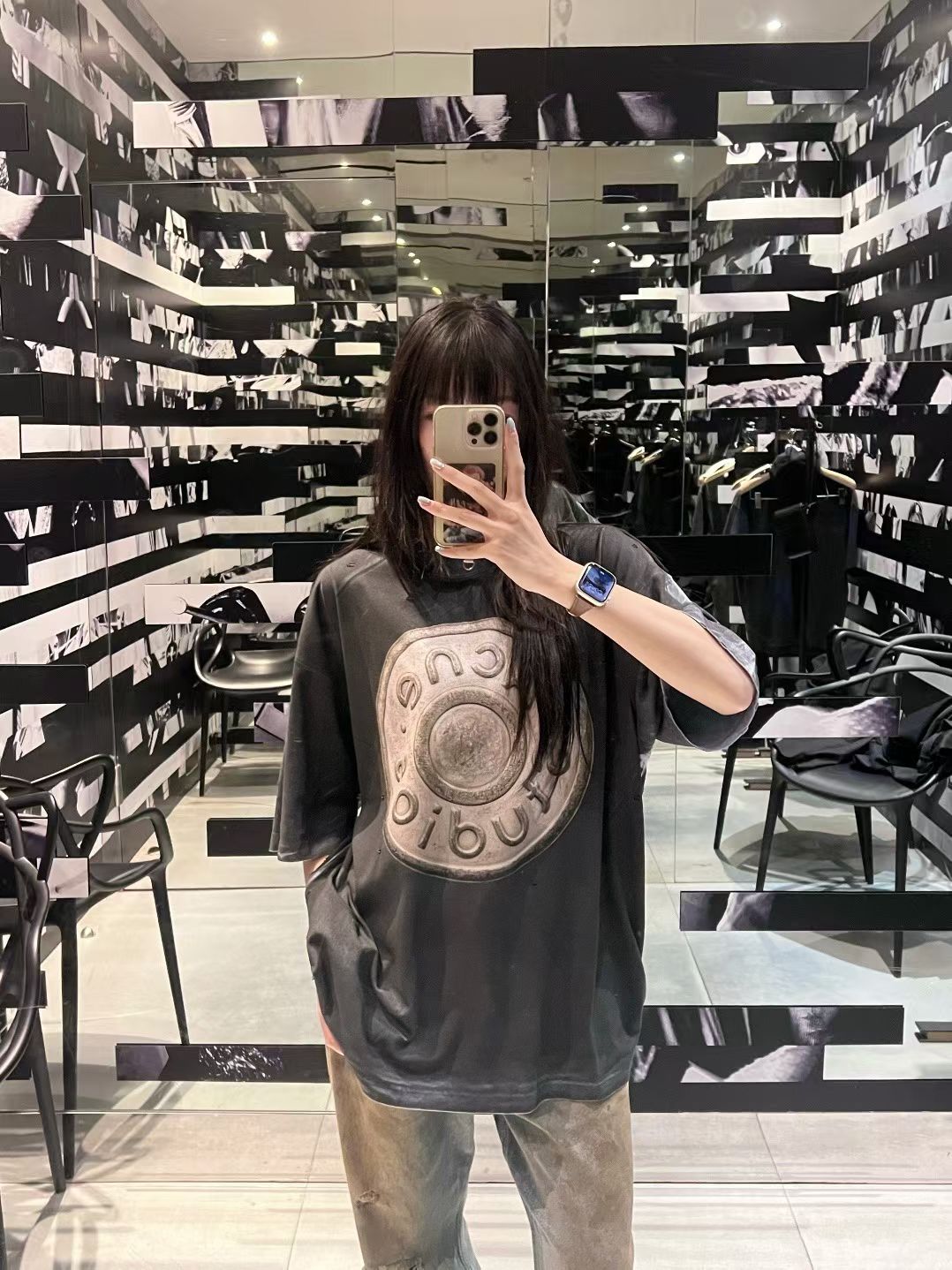 Acne studios 印花tee