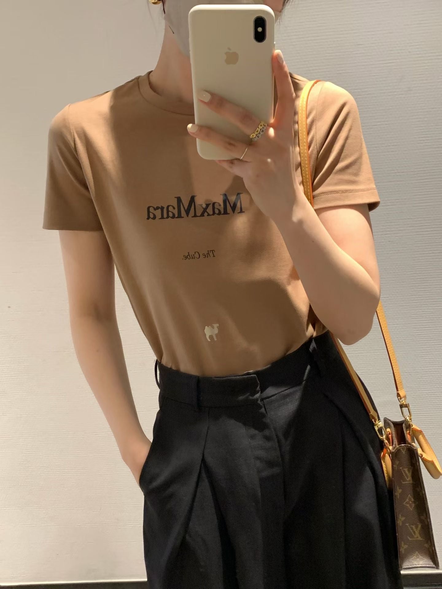 Max Mara logo tee