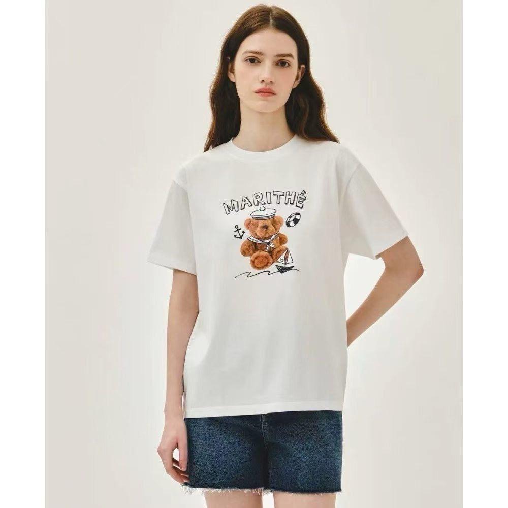 Marithe bear tee
