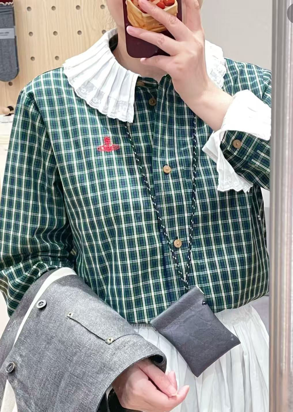 Vivienne Westwood lace 裇衫