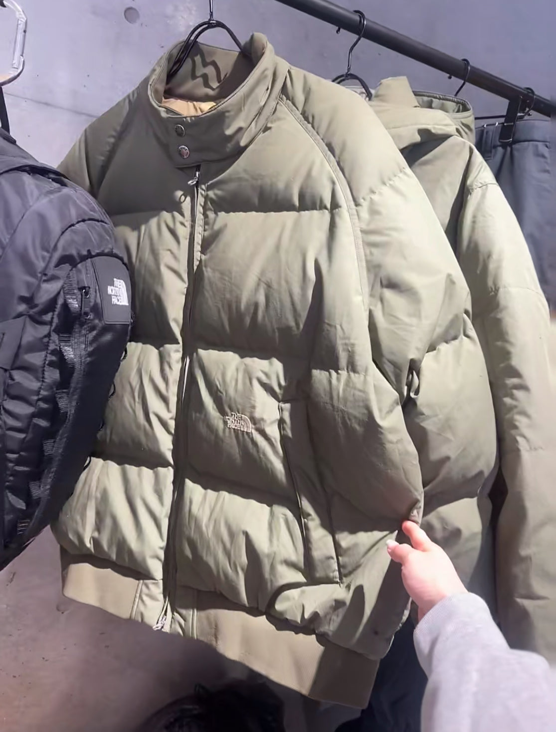 TNF 紫標光電子 羽絨