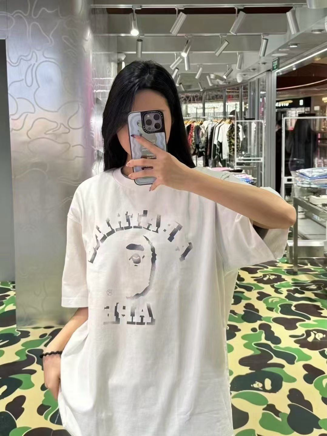 A bathing ape 扎染tee