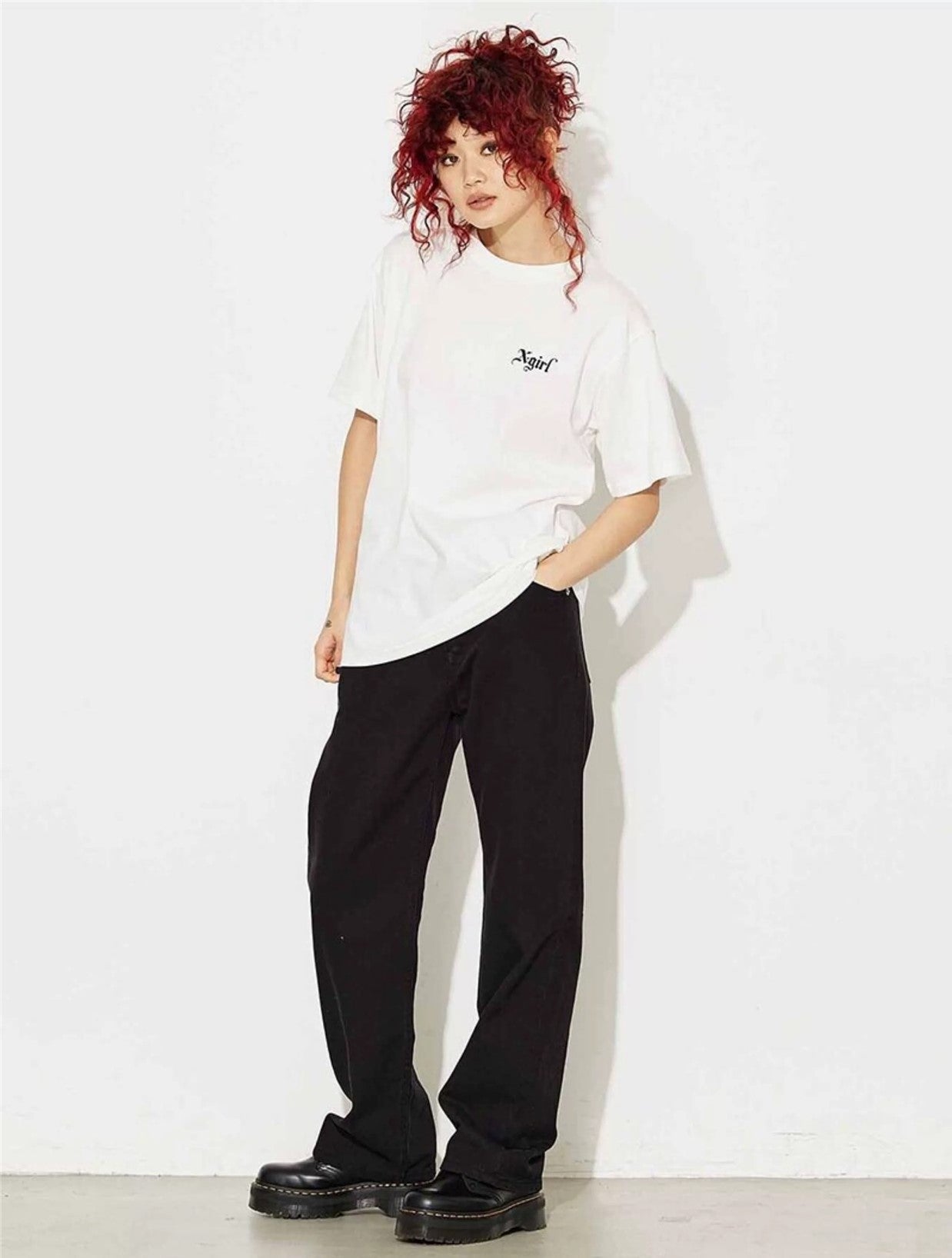 X girl butterfly tee