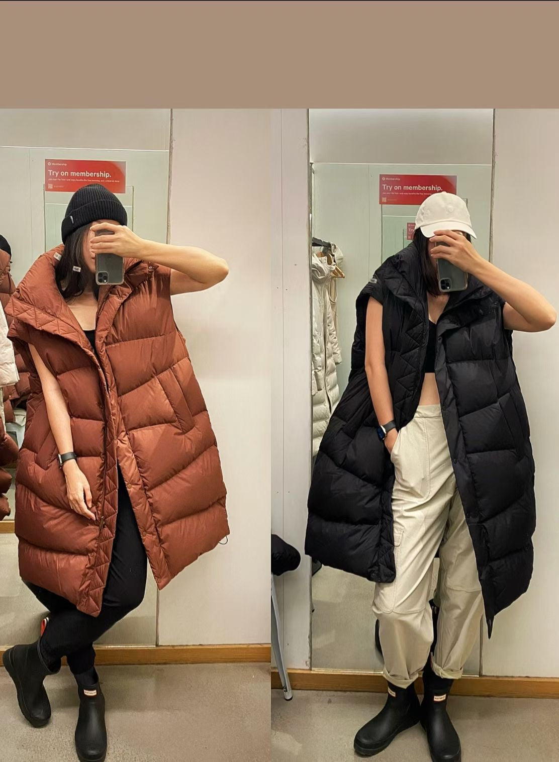 Lululemon 中長羽絨