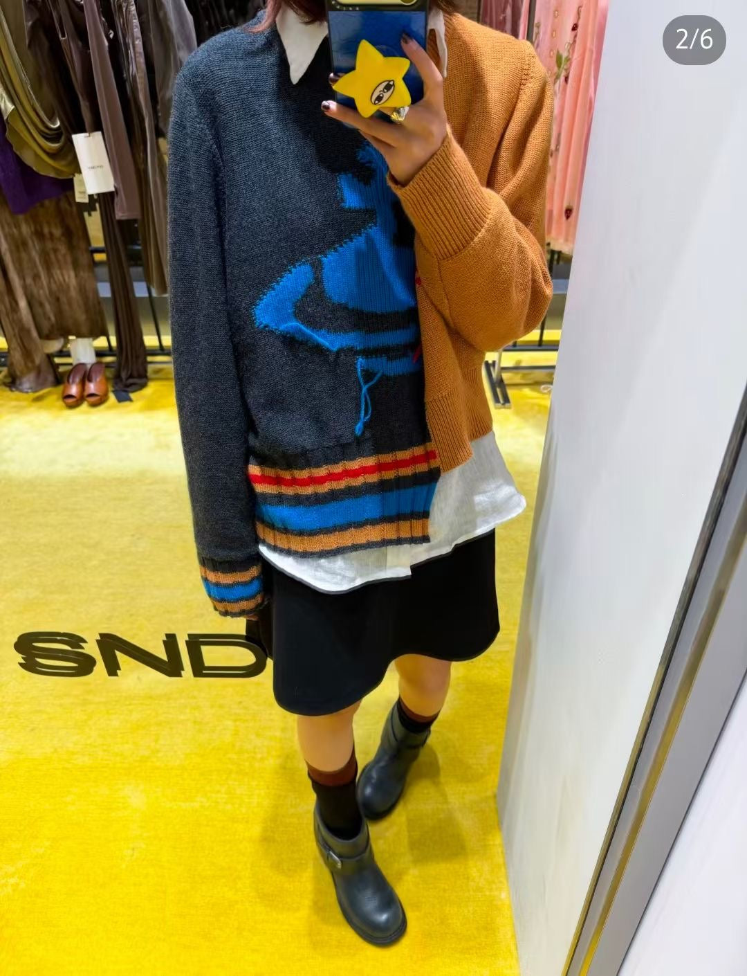 Vivienne Westwood接拼sweater