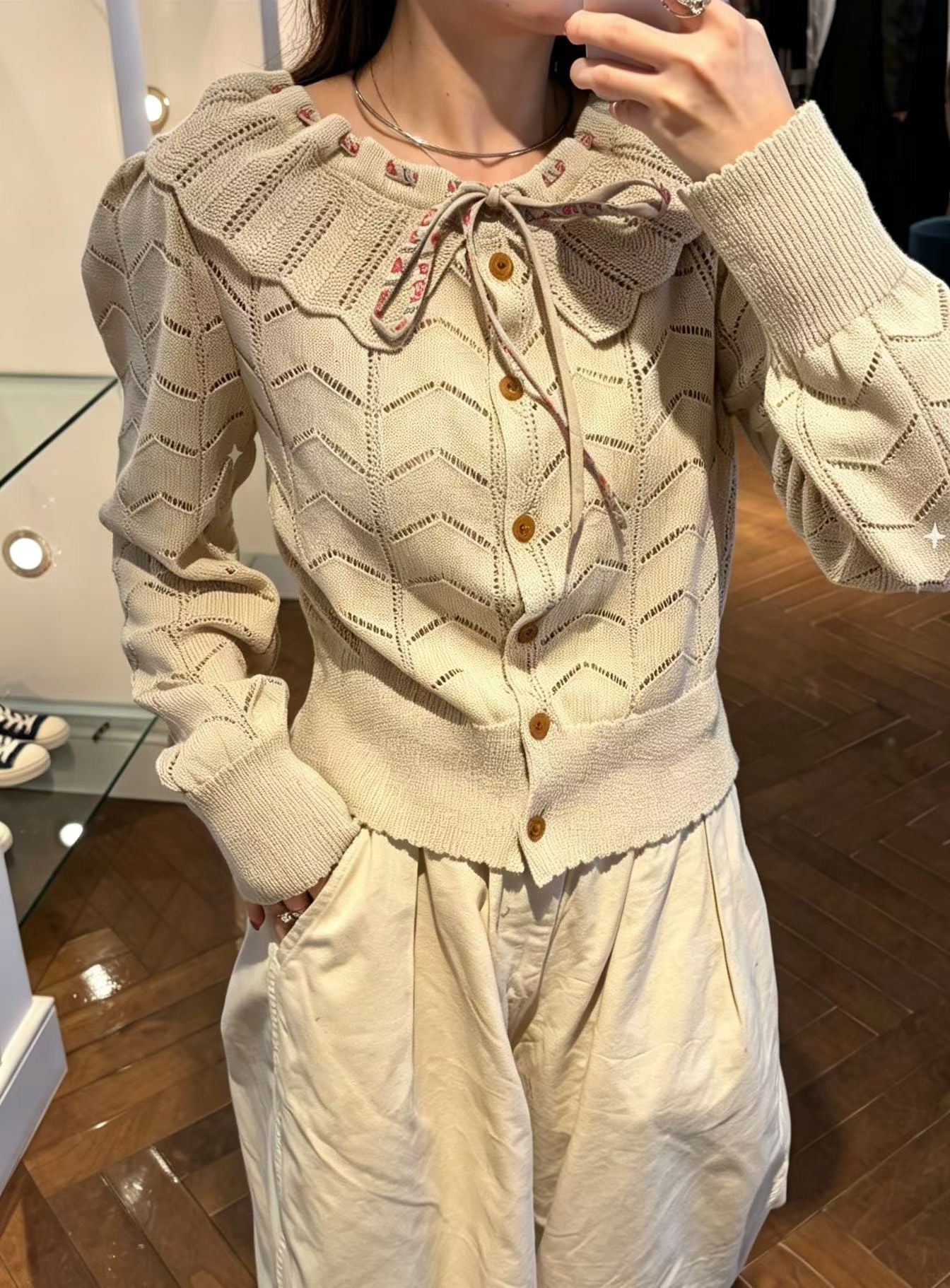 Vivienne Westwood 荷葉針織cardigan