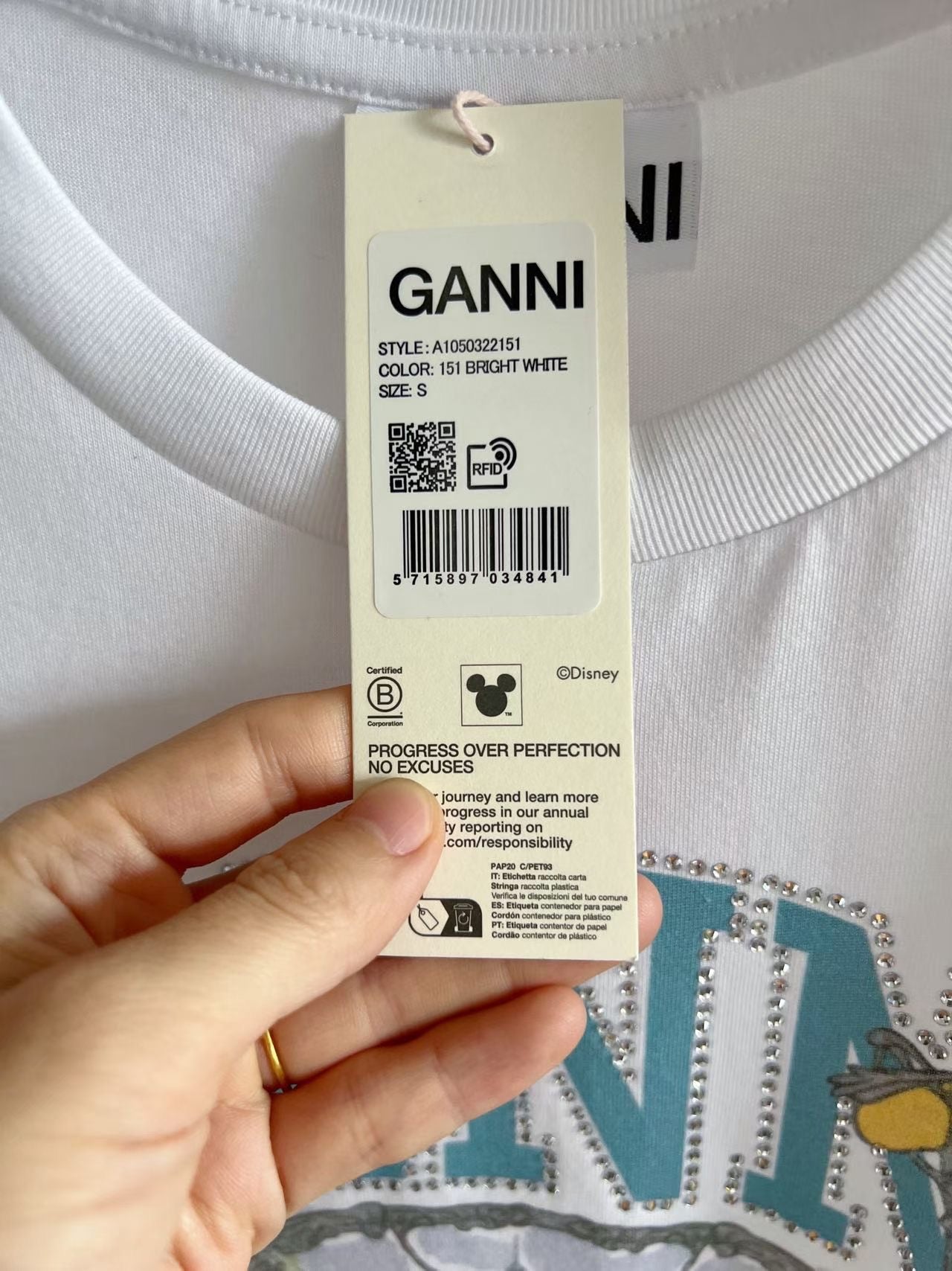 Ganni x Mickey tee