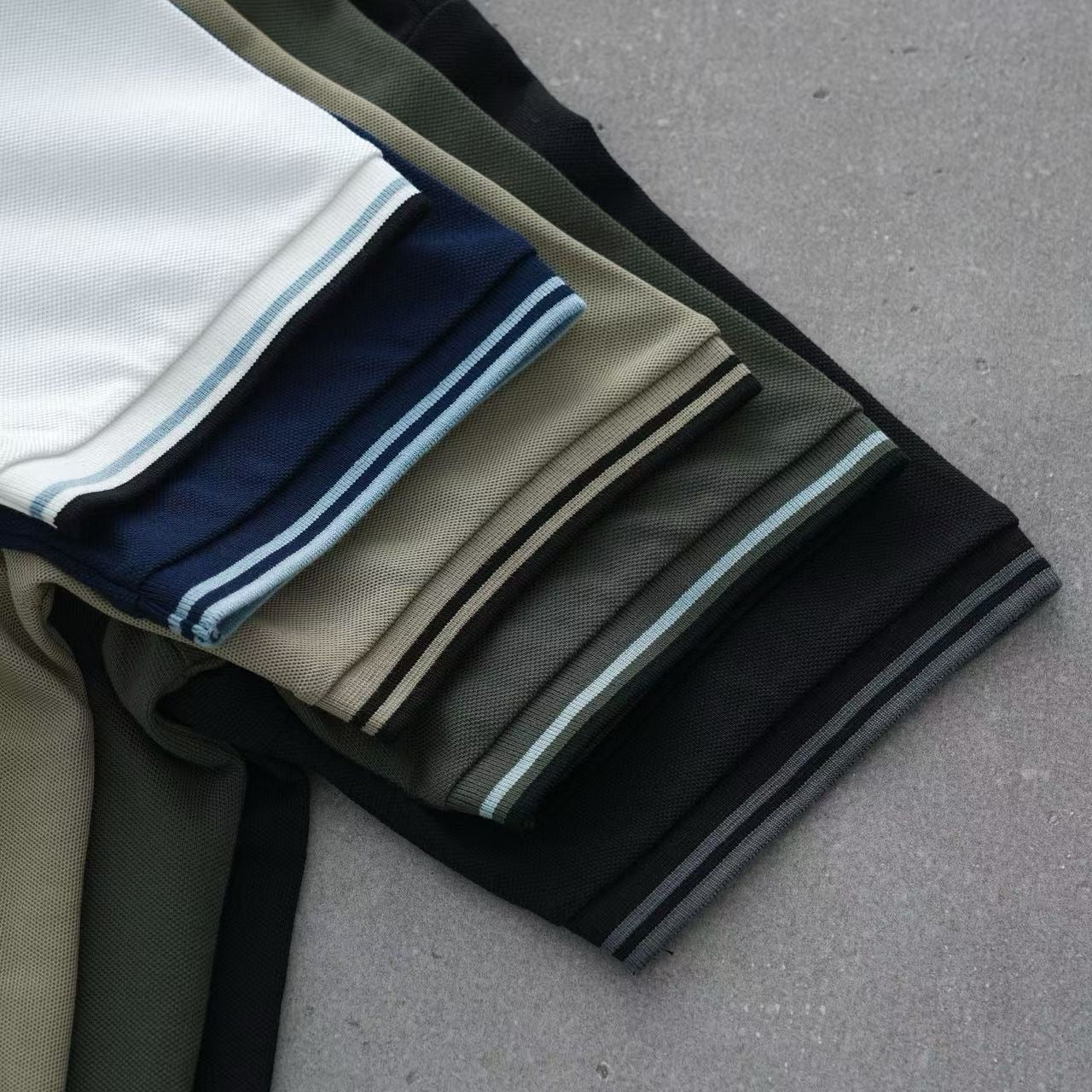 Fred perry撞色polo shirt