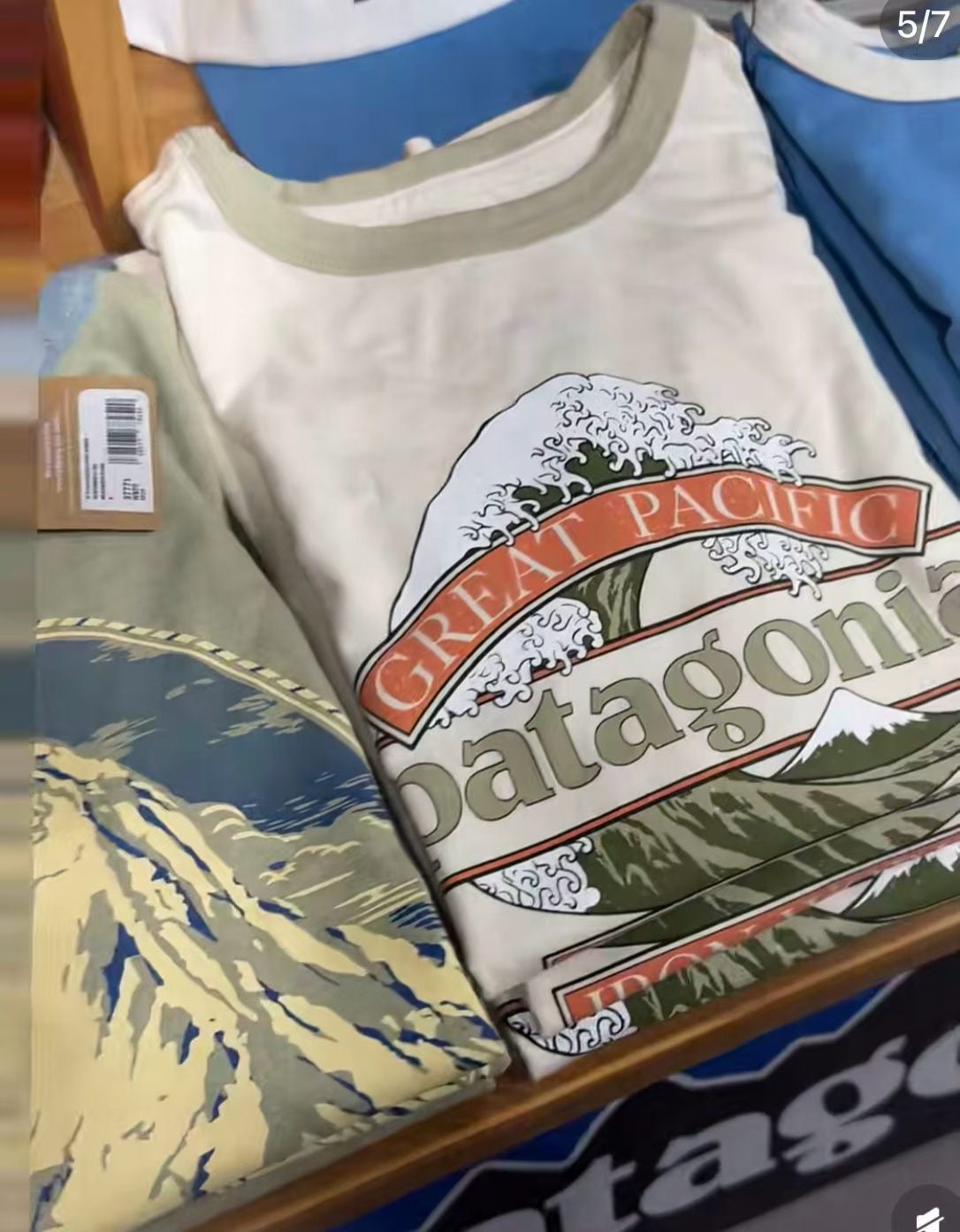 Patagonia logo tee