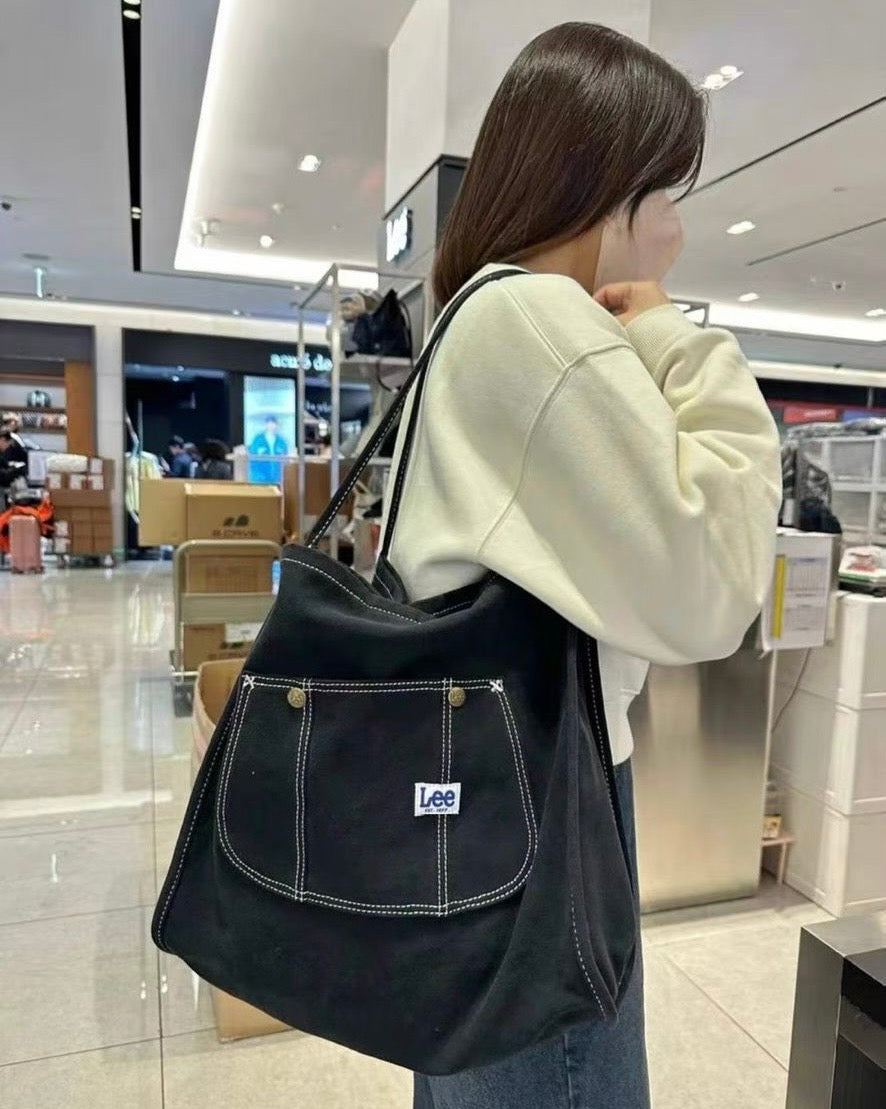 Lee牛仔tote bag