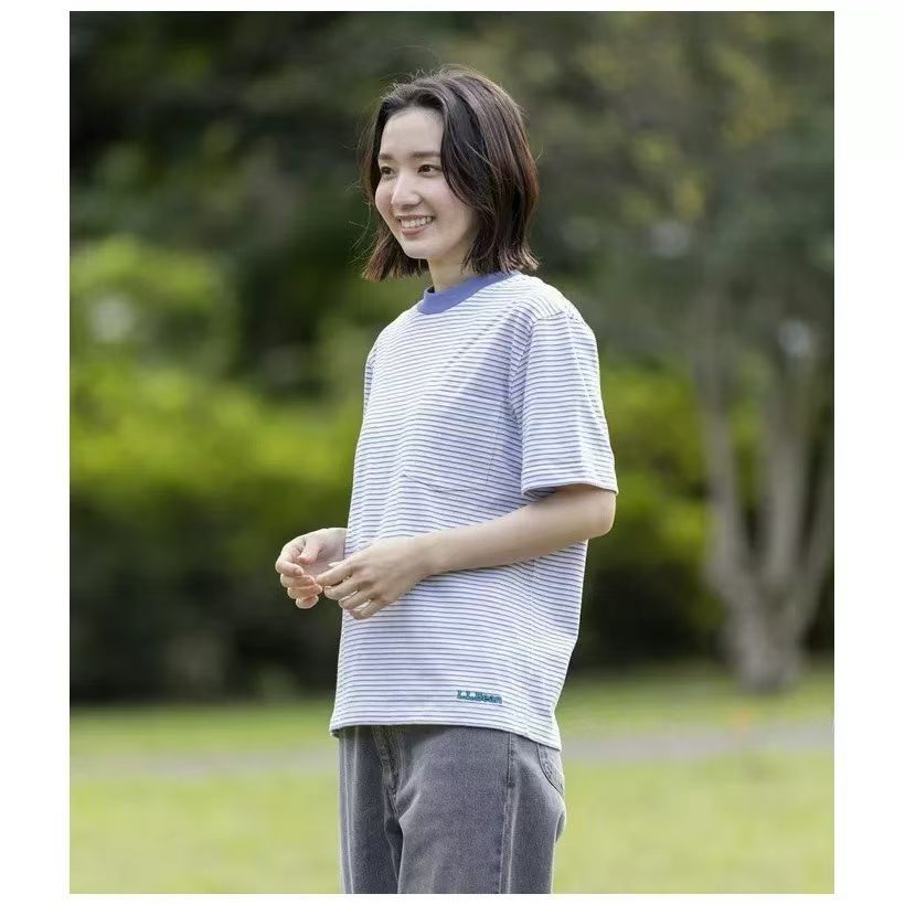 LL bean間條tee