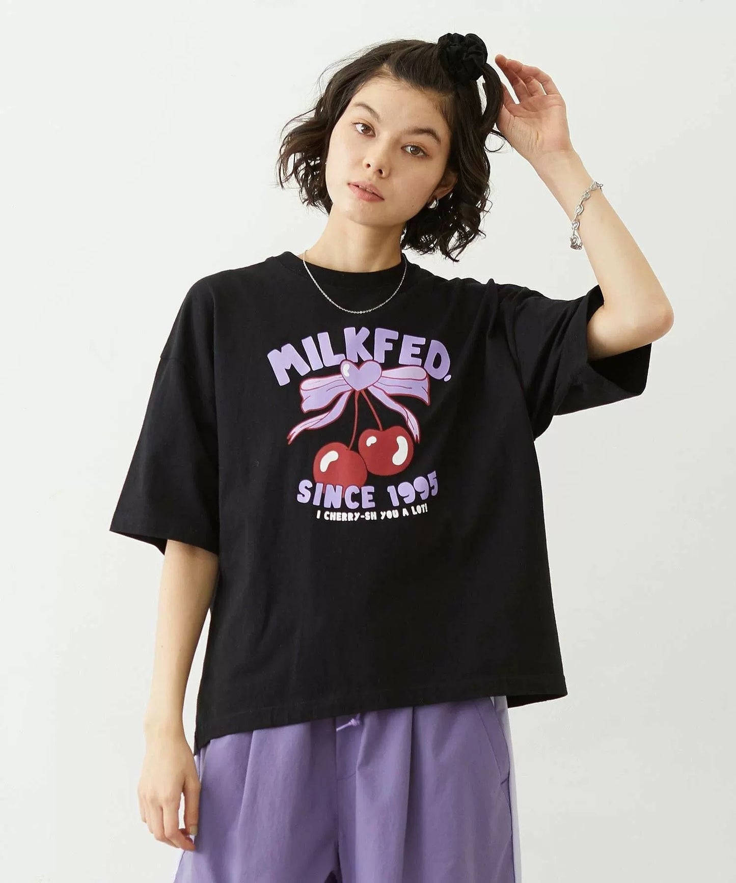 Milkfed cherry tee