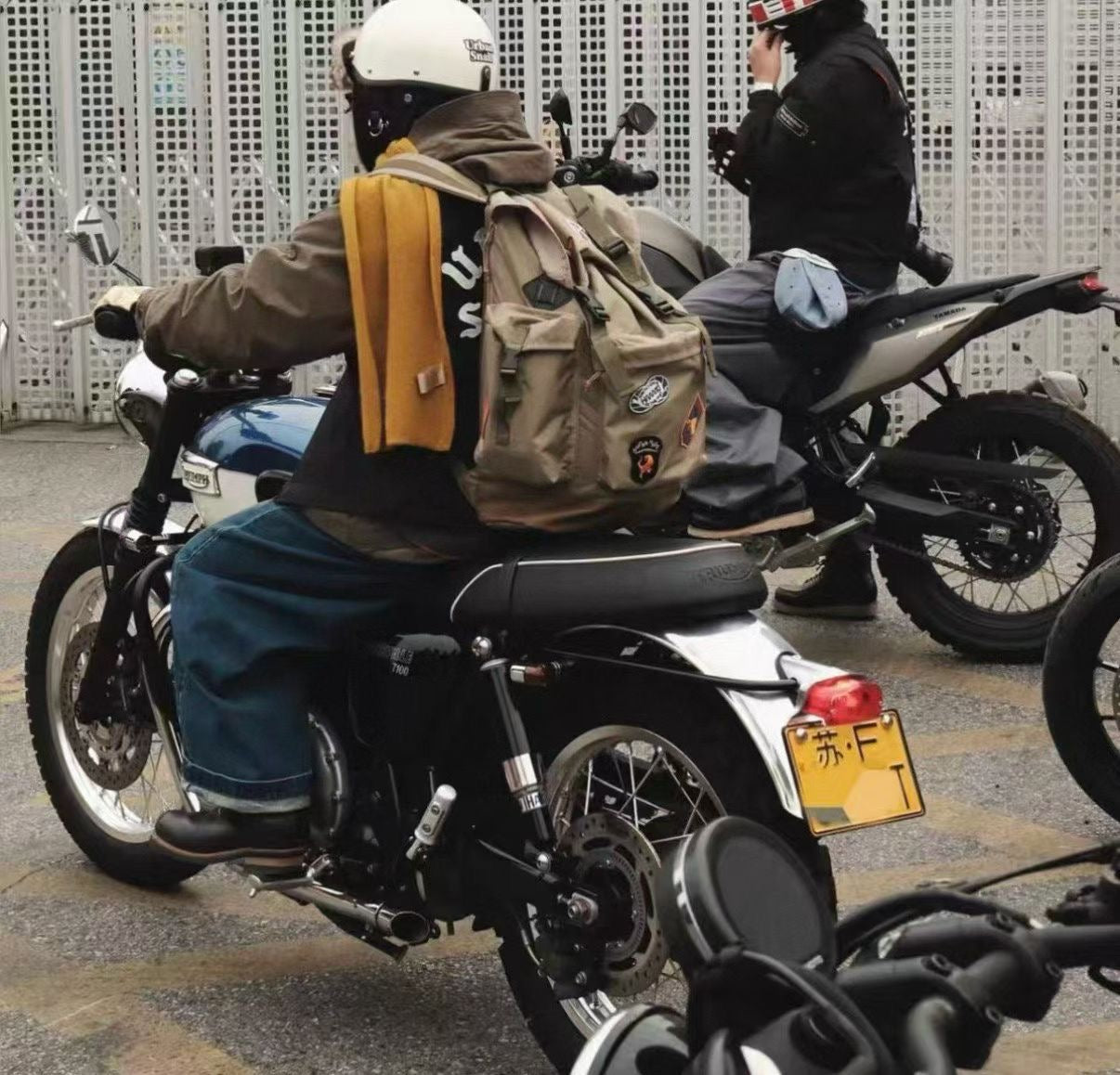 Human made 襟章backpack