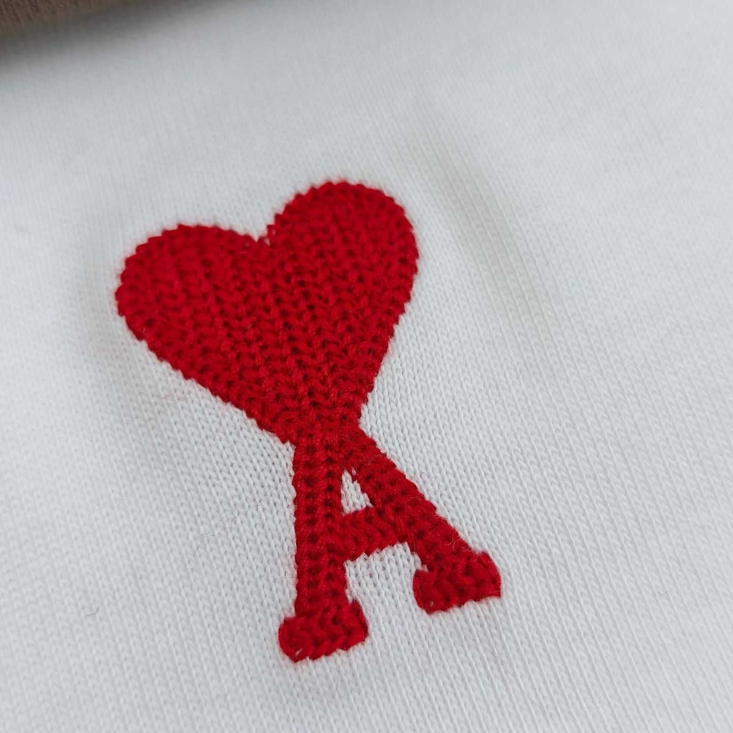 AMI刺繡logo tee