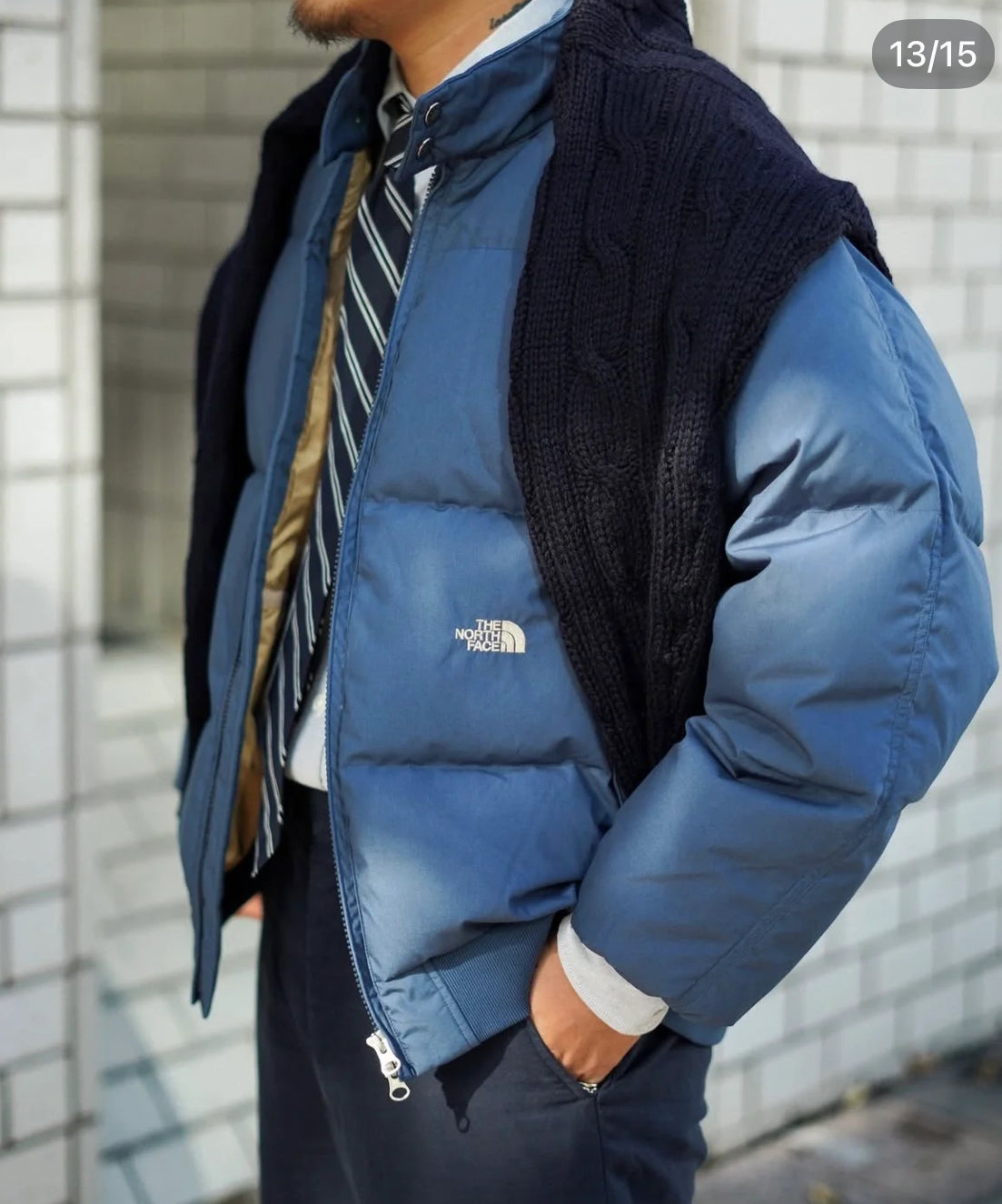 TNF 紫標光電子 羽絨