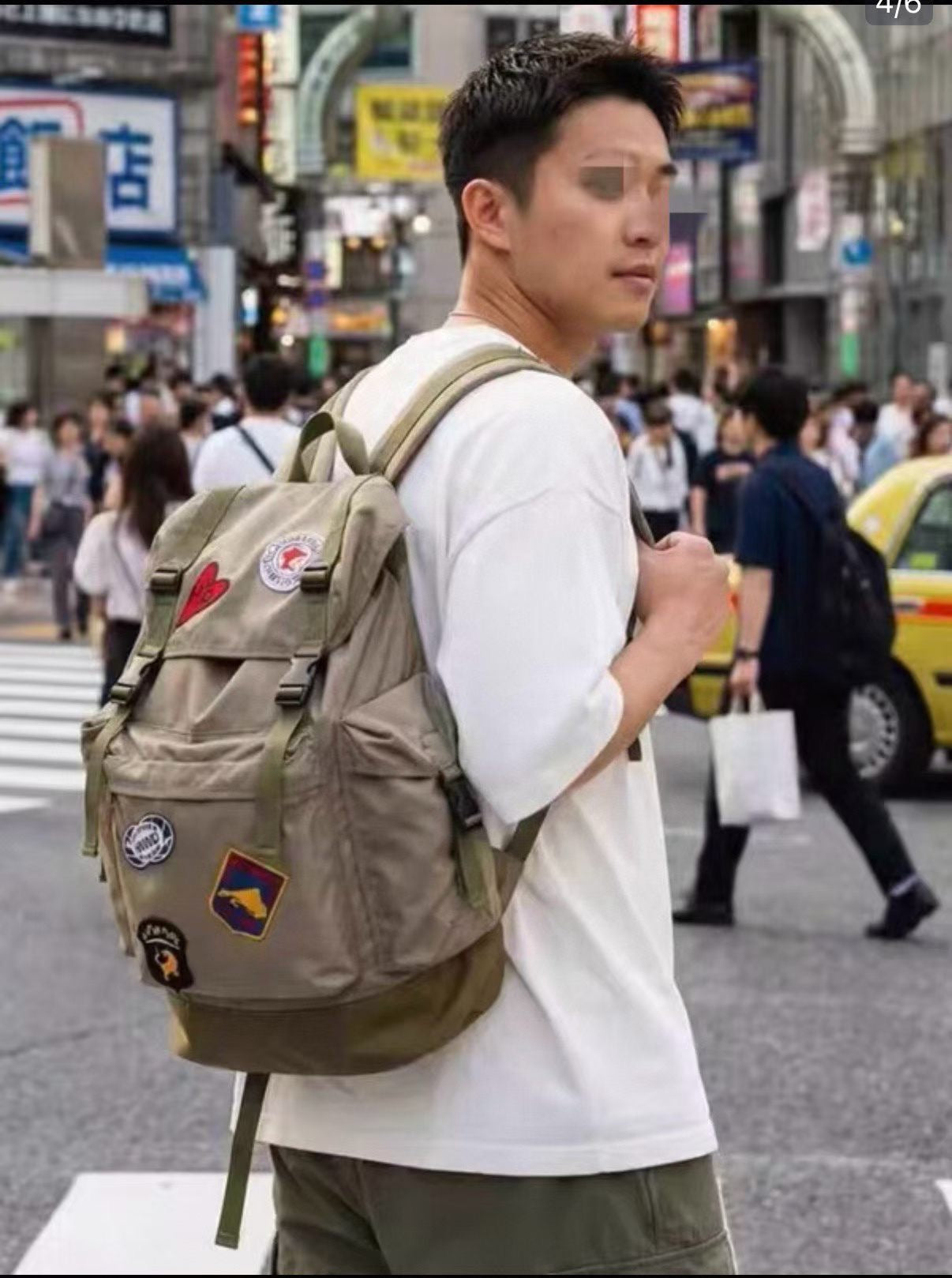 Human made 襟章backpack