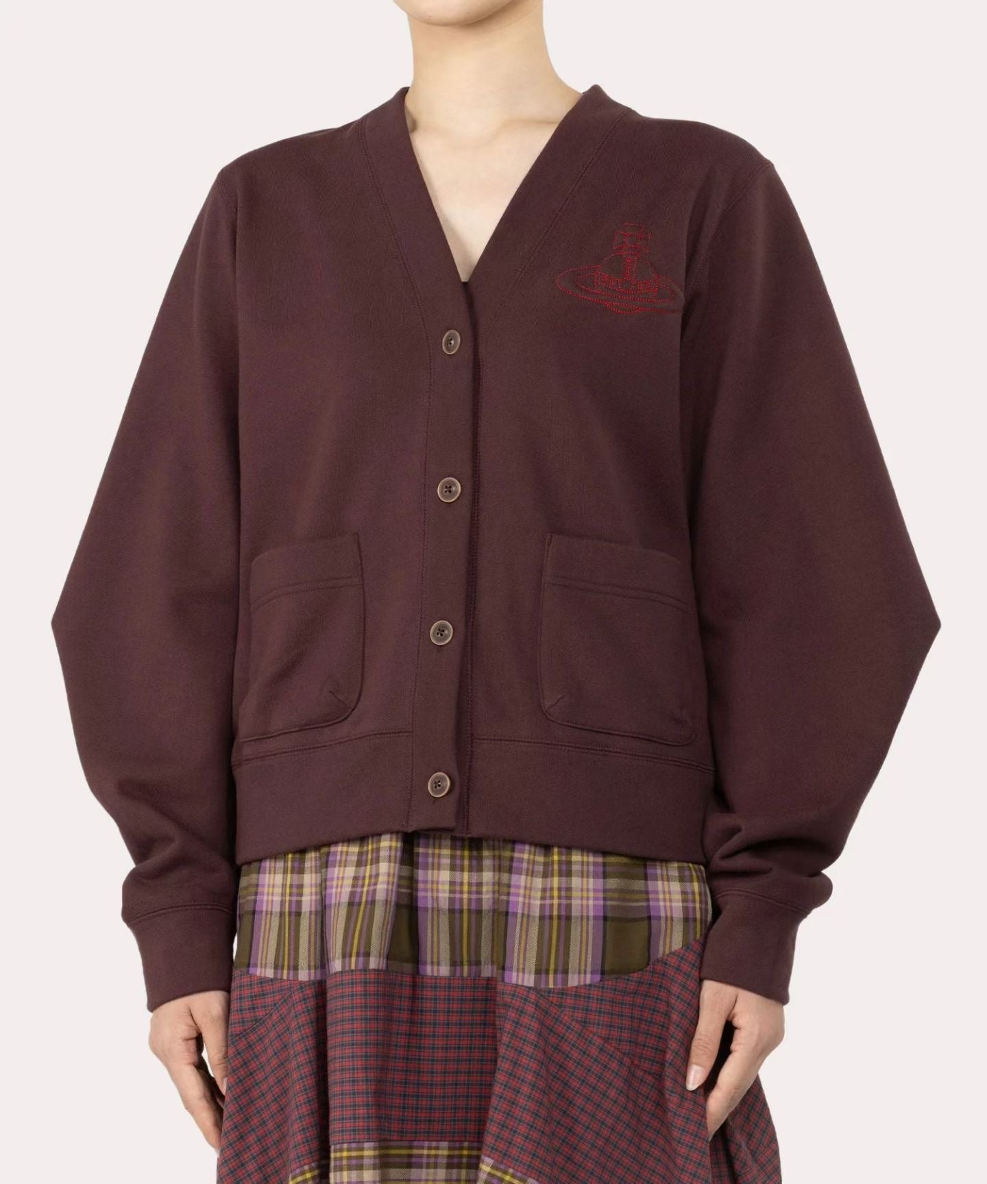 Vivienne Westwood logo cardigan
