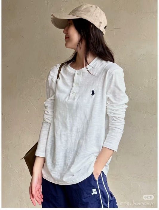 Polo圓領tee