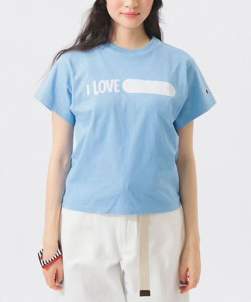 Champion love logo tee