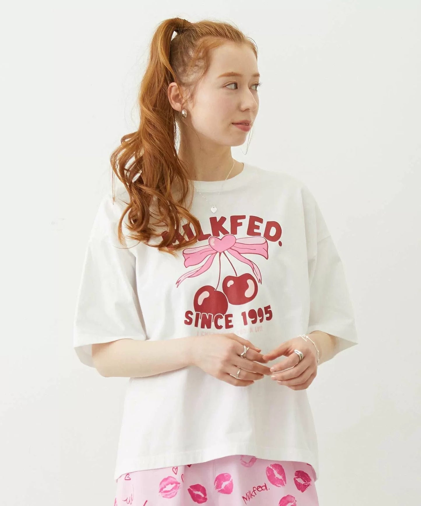 Milkfed cherry tee