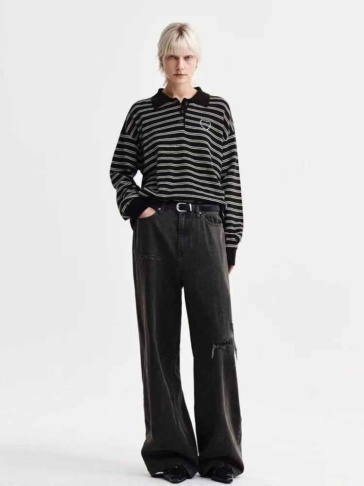 Matin Kim 針織polo shirt