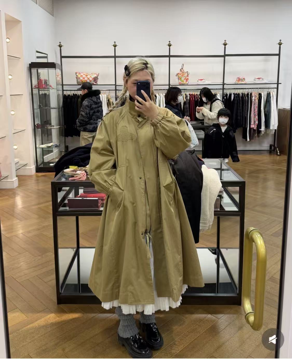 Vivienne Westwood 布貼長款風褸