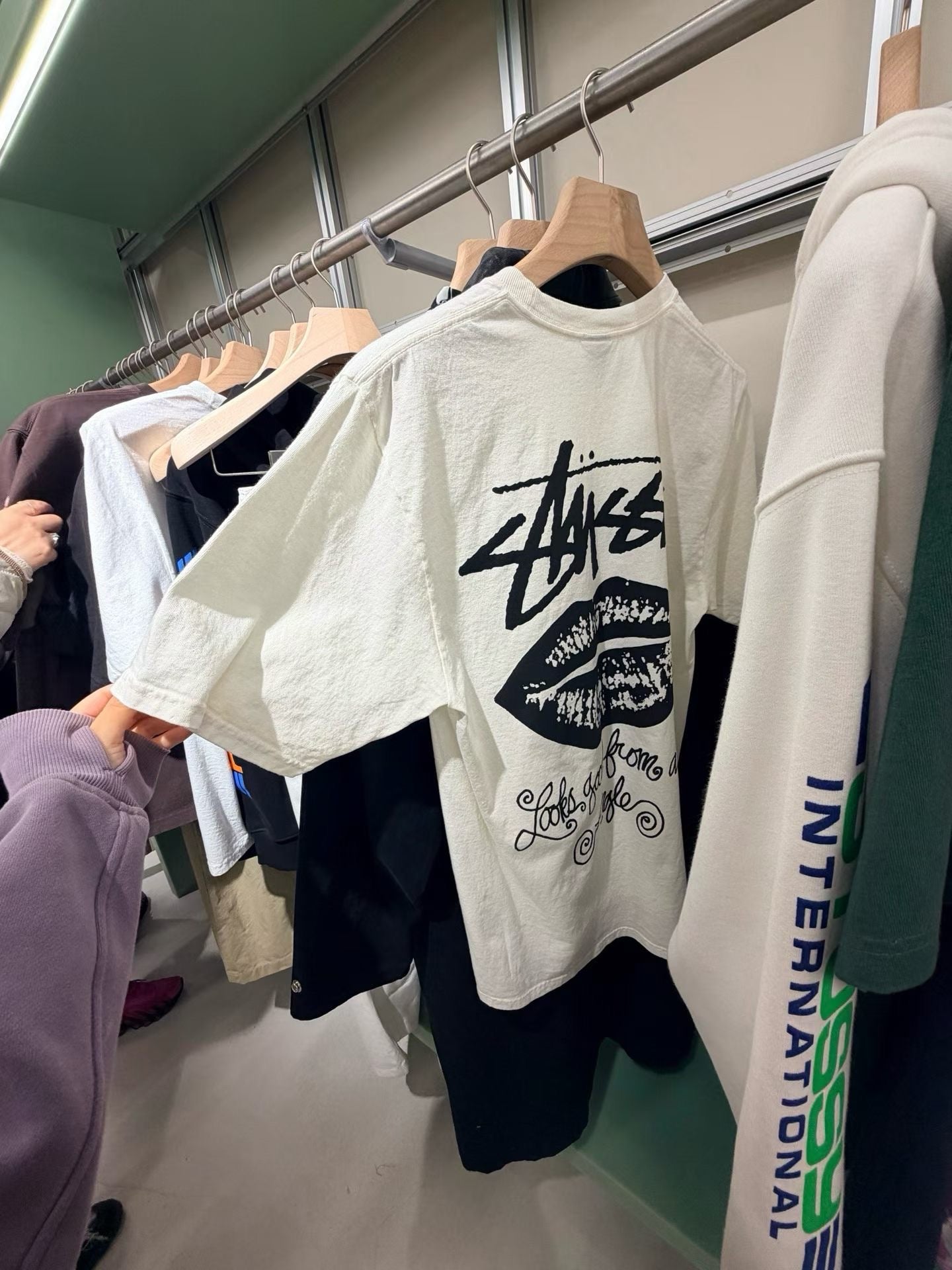 Stussy mouth tee