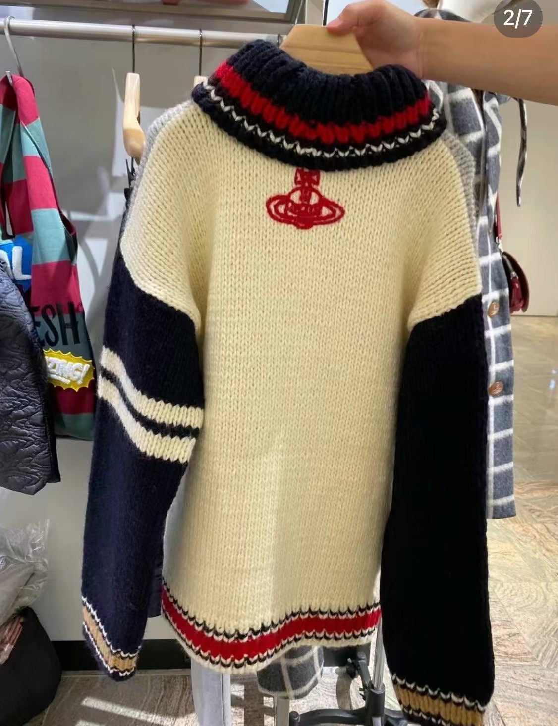Vivienne Westwood 民族pattern sweater