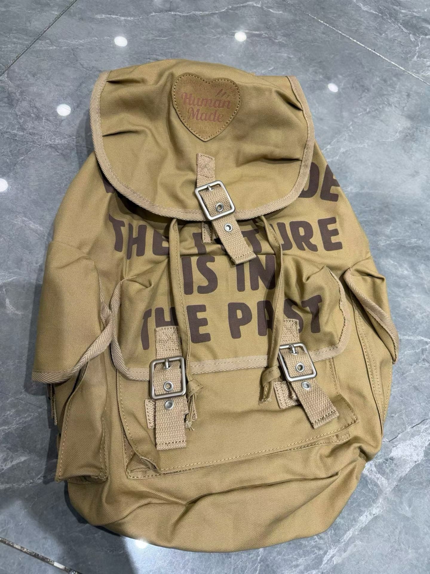 Human made backpack