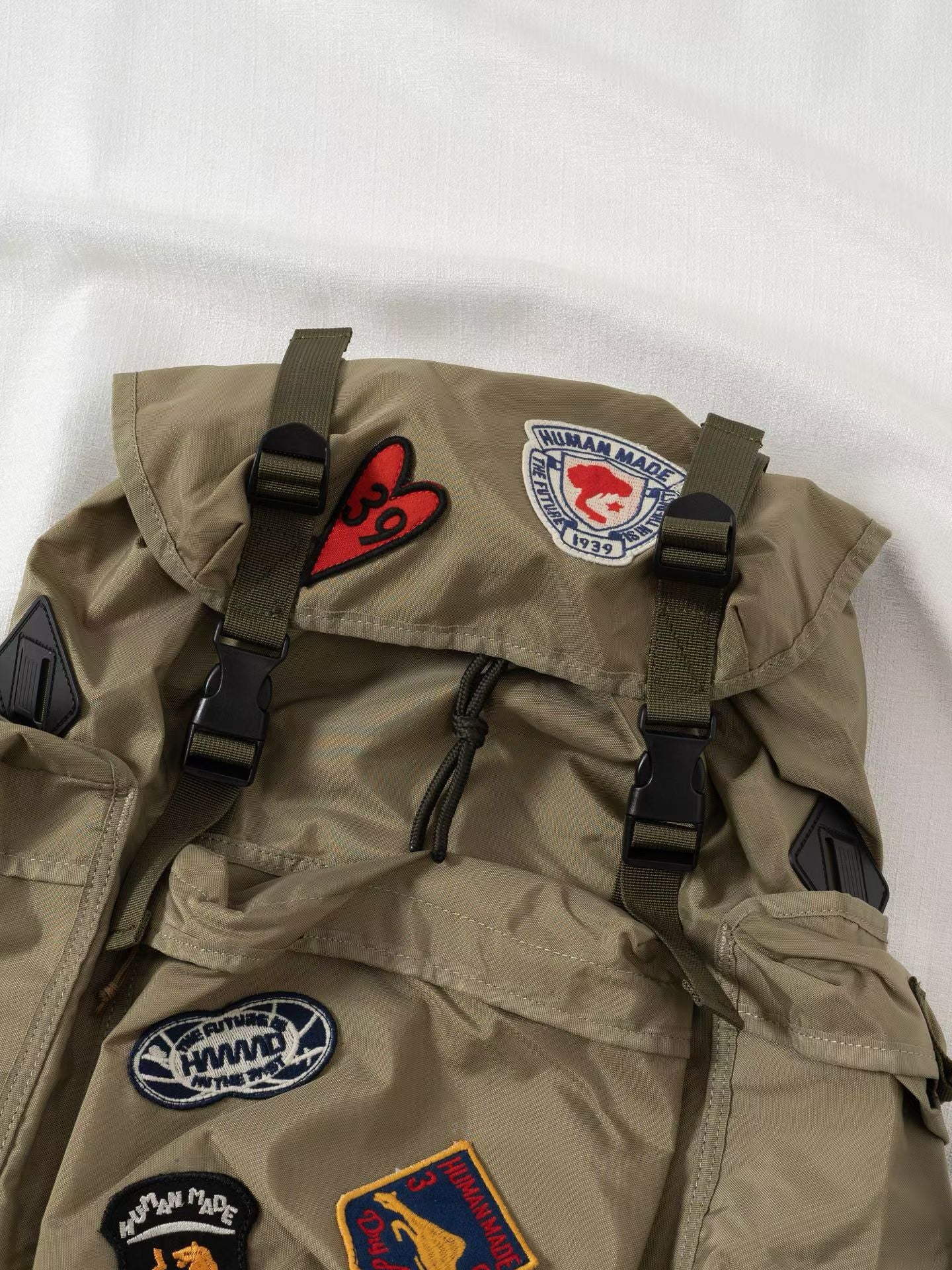 Human made 襟章backpack