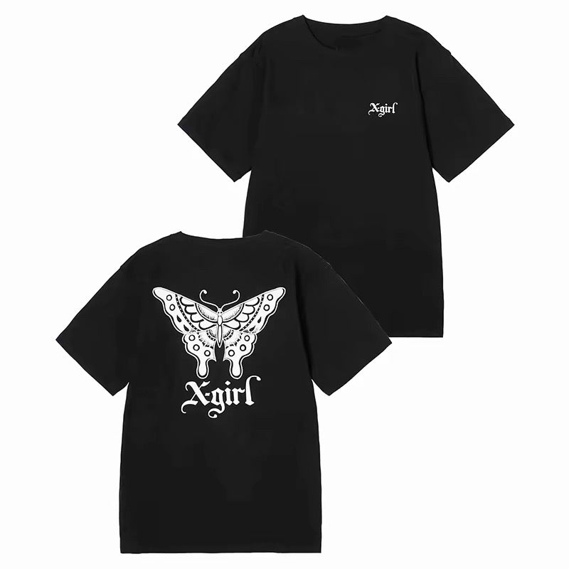 X girl butterfly tee