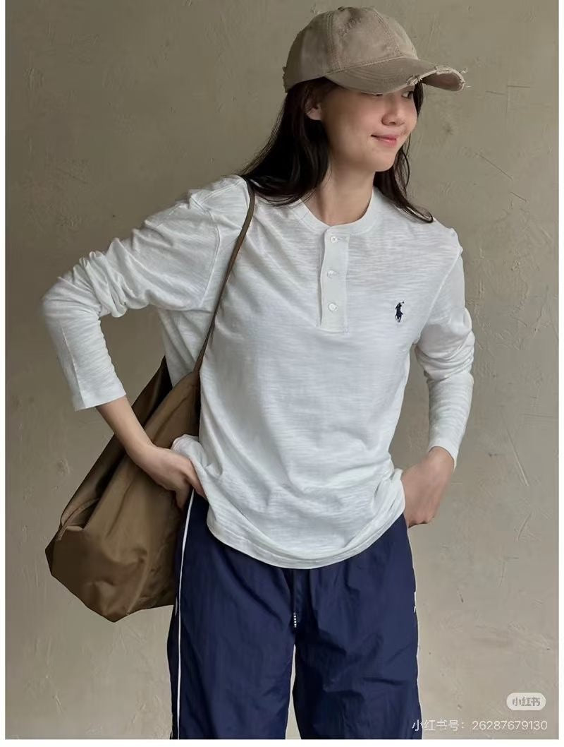 Polo圓領tee