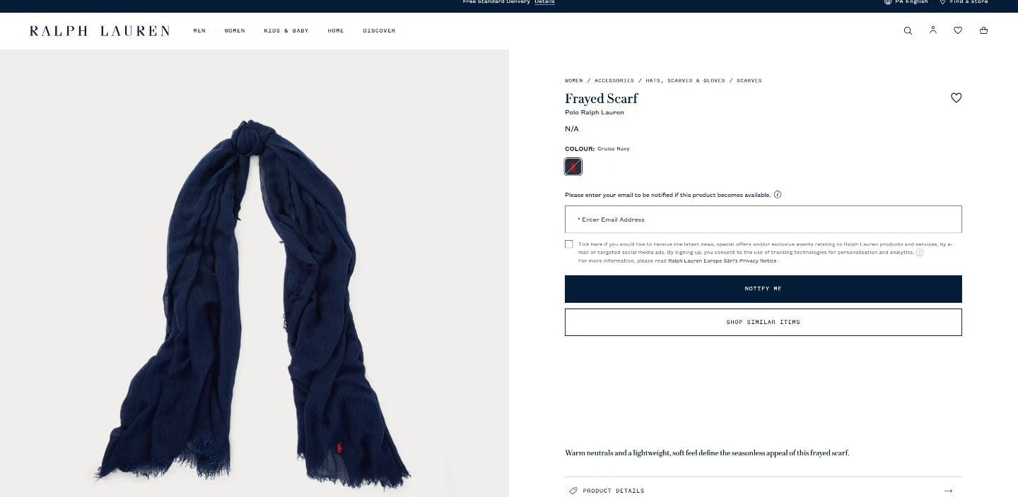 Polo scarf