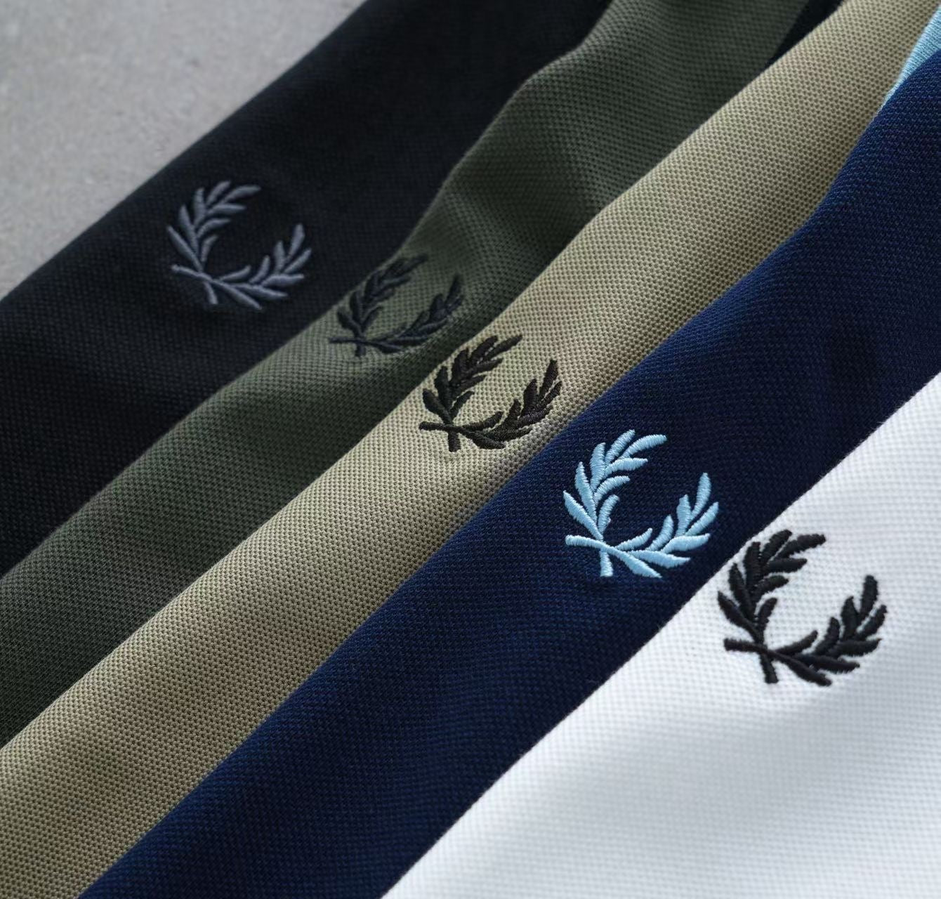Fred perry撞色polo shirt