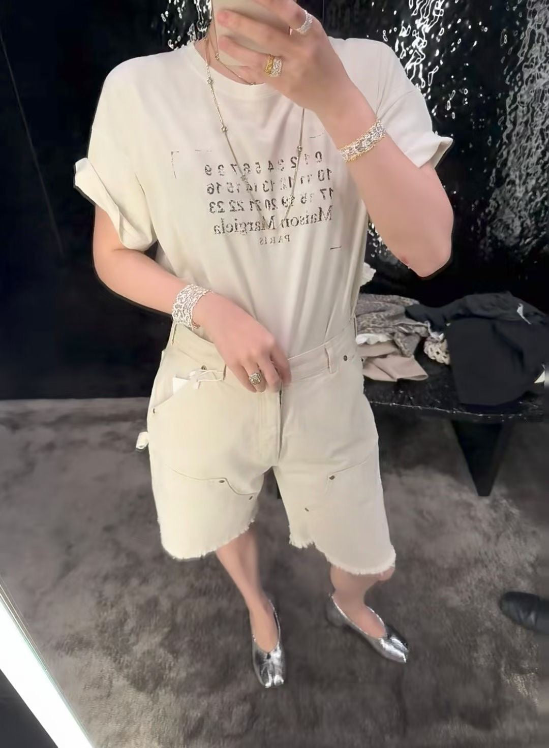 MM6 Maison margiela logo tee
