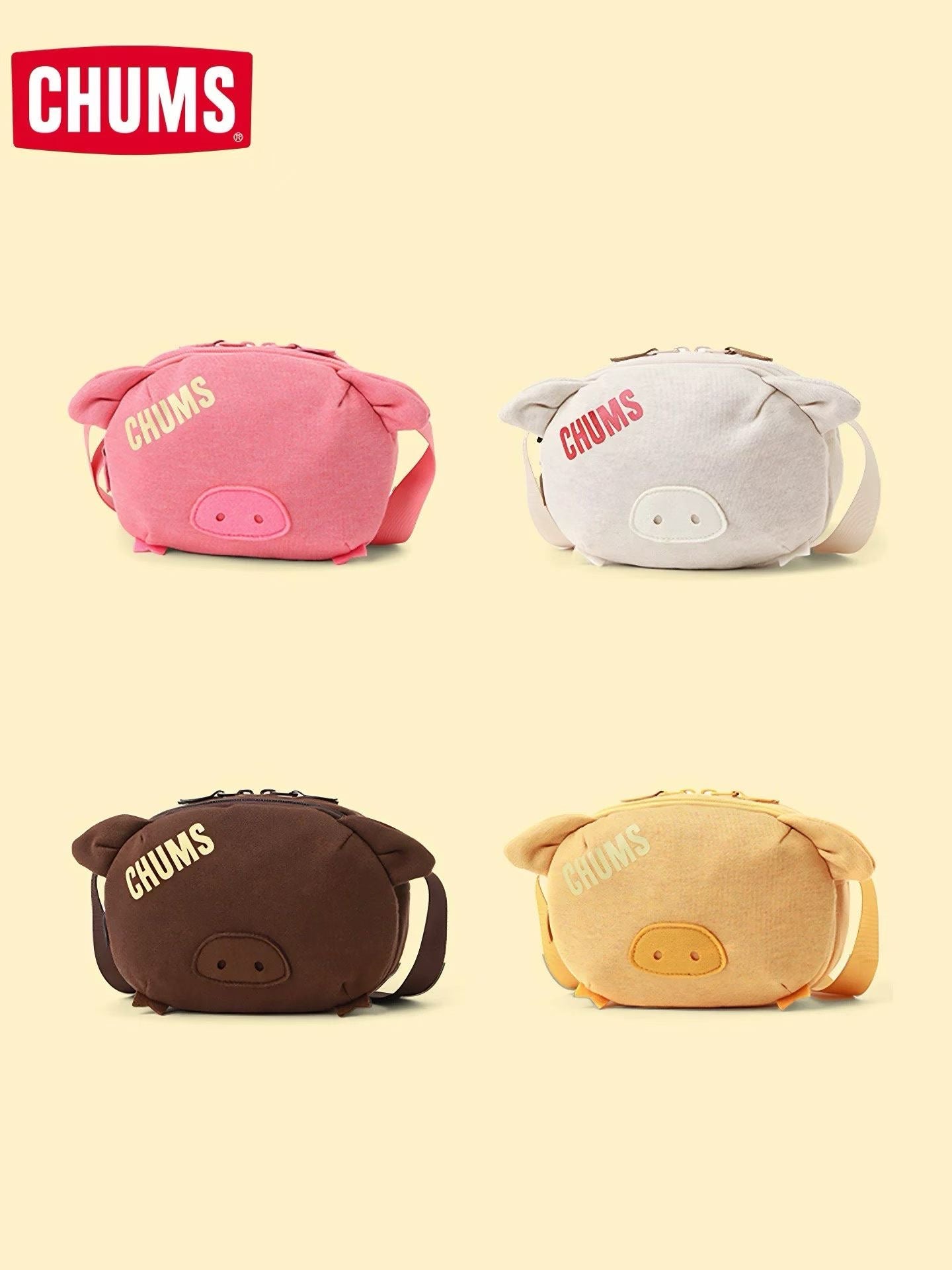 Chums pig shoulder pouch