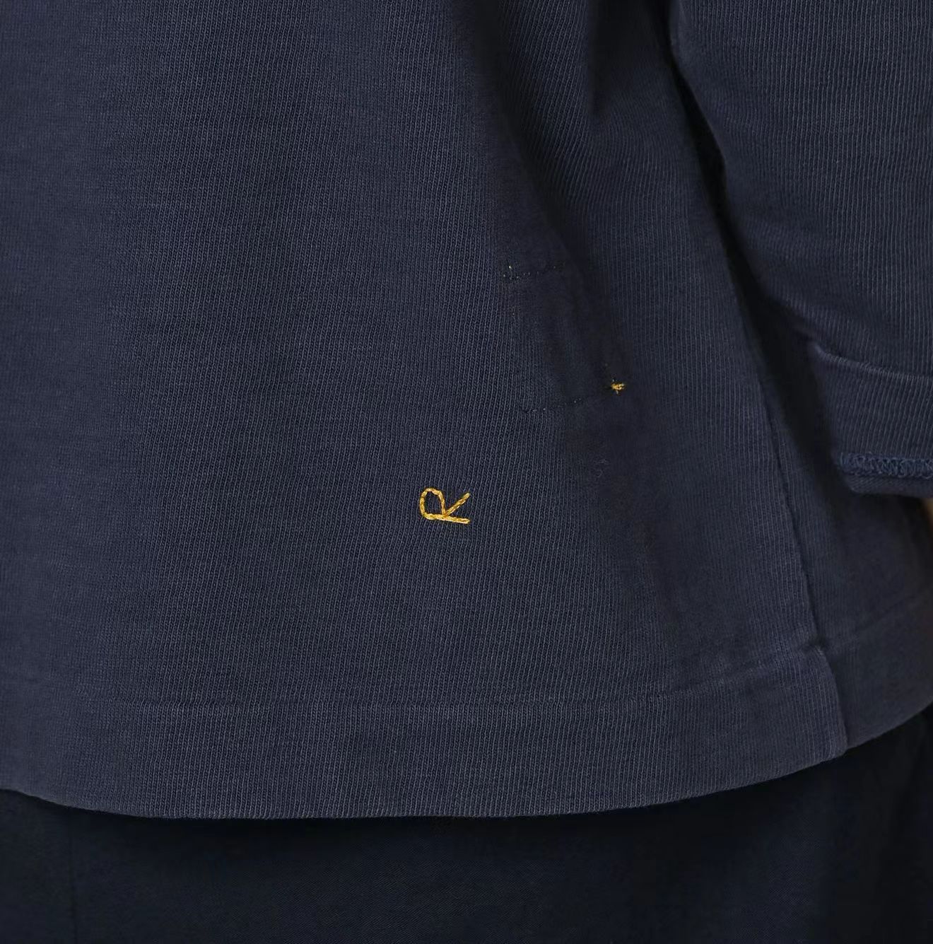 45R接拼77 logo tee