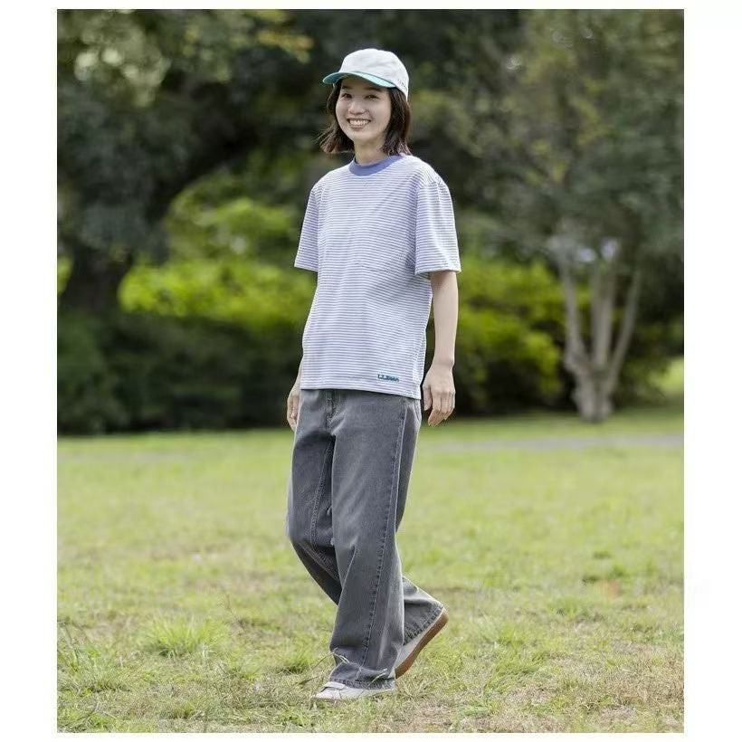 LL bean間條tee