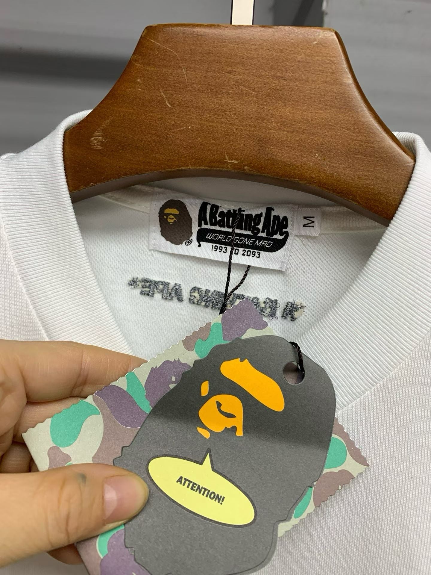A bathing ape 扎染tee