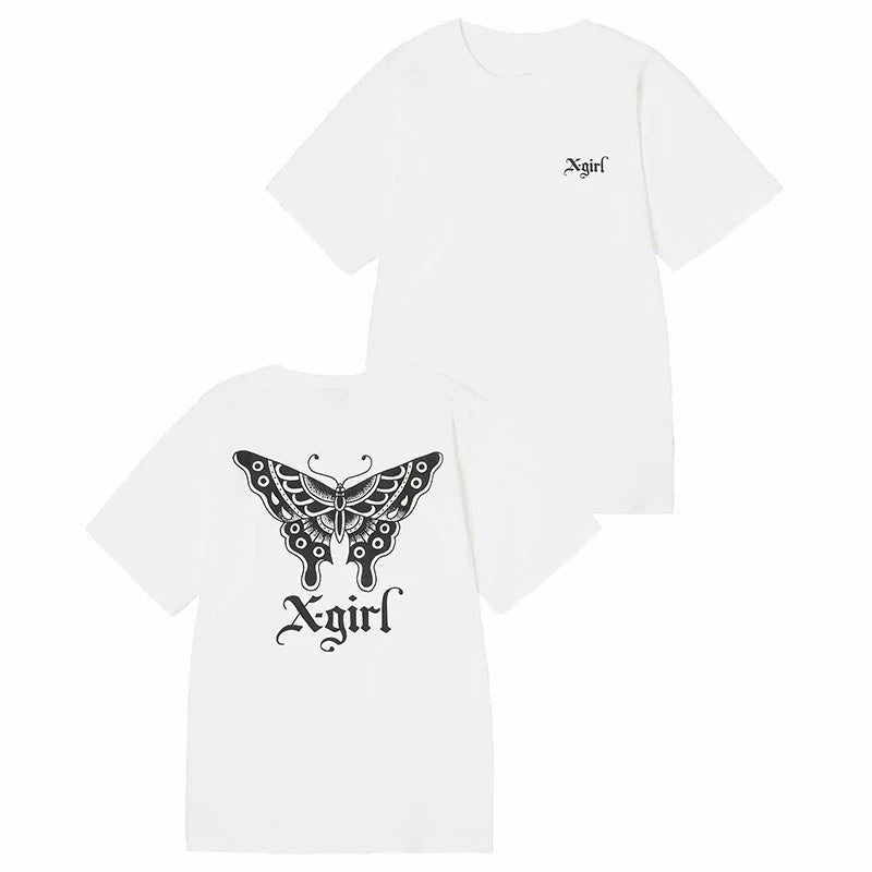 X girl butterfly tee