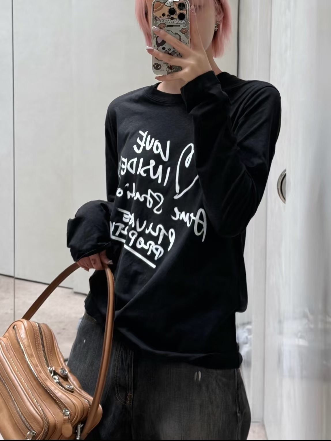 Acne studios 塗鴉tee