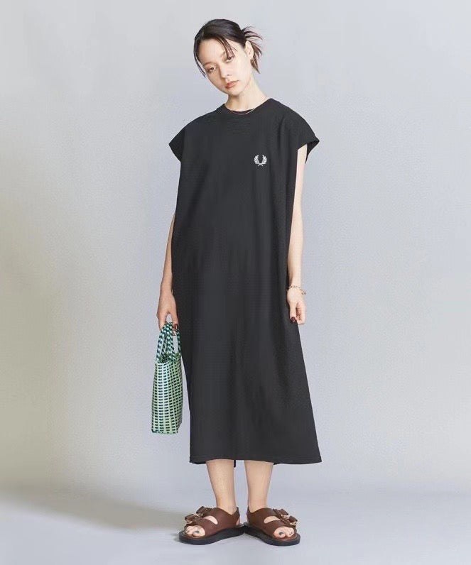Fred Perry 刺繡one piece