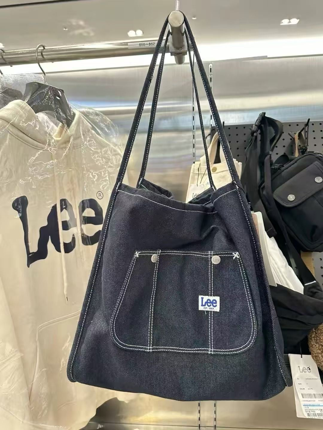 Lee牛仔tote bag