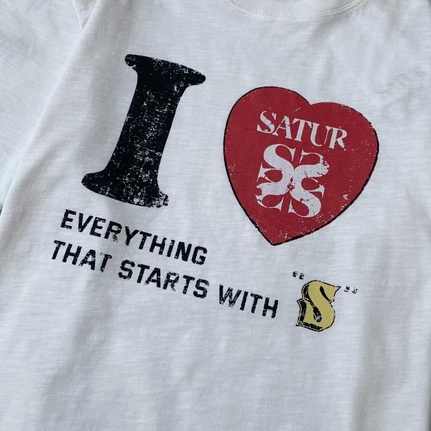 Satur 印花tee