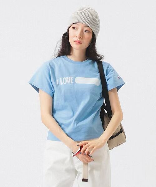 Champion love logo tee
