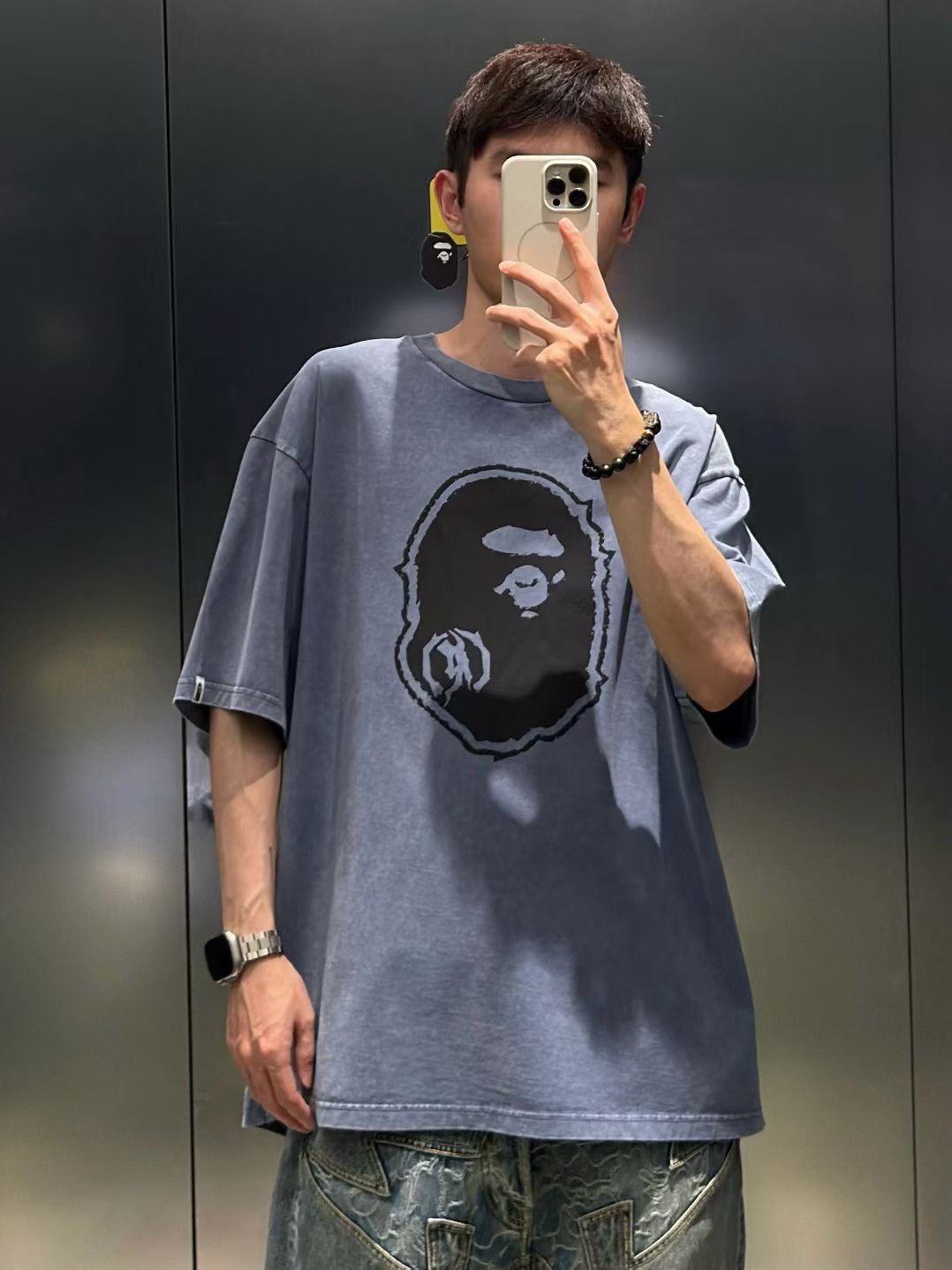 A bathing ape 洗水tee