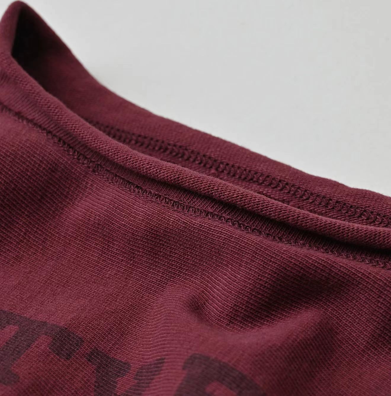 45R接拼77 logo tee