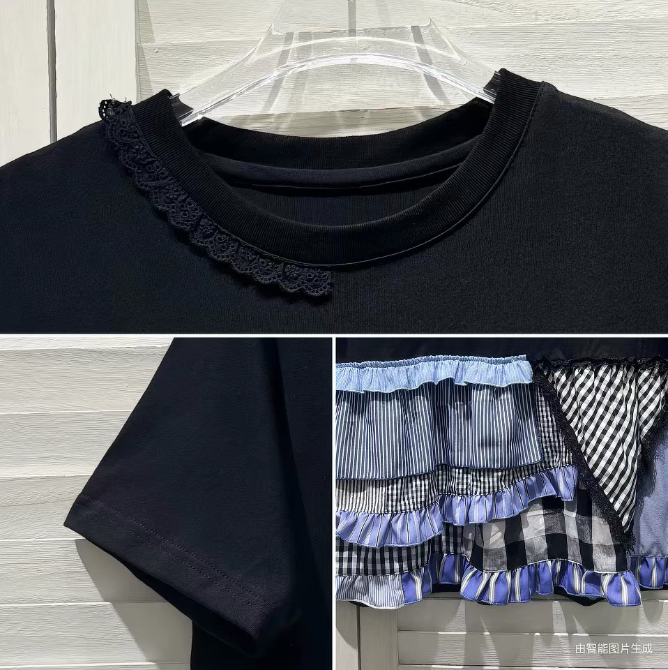 日單荷葉tee