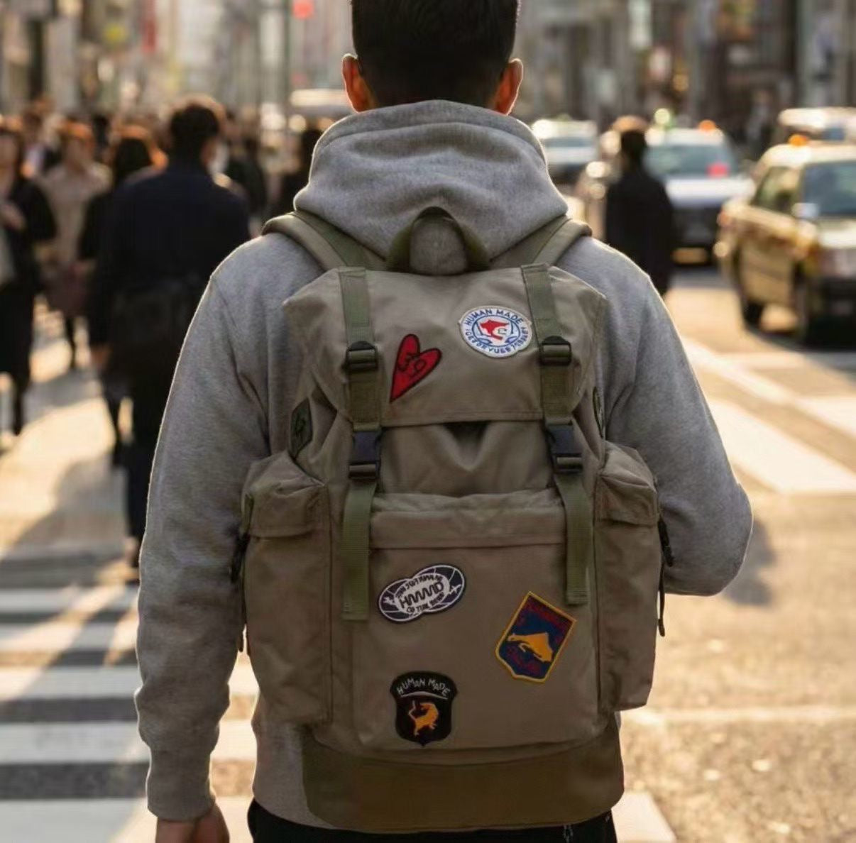 Human made 襟章backpack